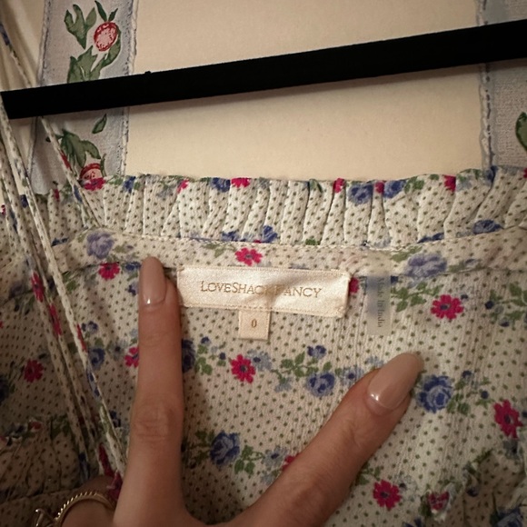 Loveshackfancy Ridley Maxi Dress Lilac Crema Worn Once Sz 0 bridal maxi xs white - Picture 9 of 11